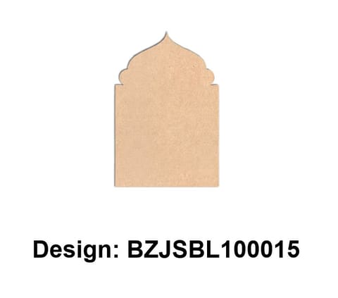 Brand Zero Plain MDF Diy Jharokha Base - Single Base Layer - Design BZJSBL10015 - Select Your Preference Of Size & Thickness