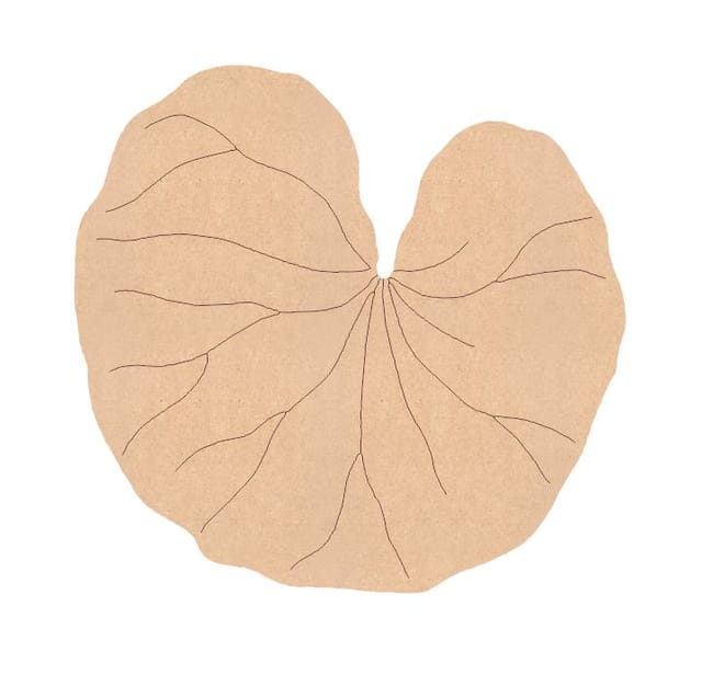 Brand Zero Pre Marked MDF Base - Lotus Leaf Design 1 - Select Your Preference Of Size & Thickness
