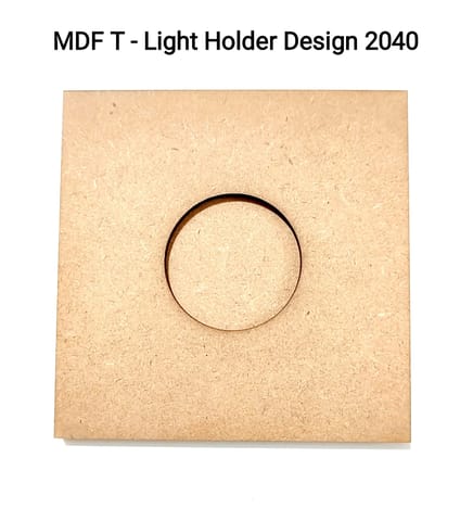 Brand Zero MDF Tea Light Holder Double Layer - Design BZMDFTEALHDDL2040