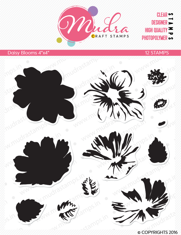 Mudra Clear Stamps - Daisy Blooms