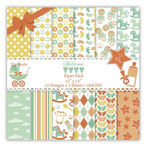 Welcome Baby Paper Pack 12 by 12 Welcome Baby Paper Pack 12 by 12
