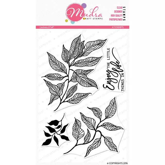 Mudra Clear stamp - Leaves