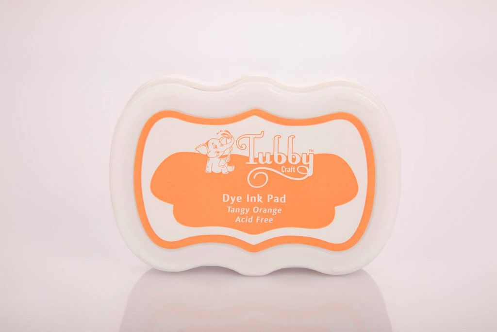 Tubby Craft Dye Ink Pad - Tangy Orange