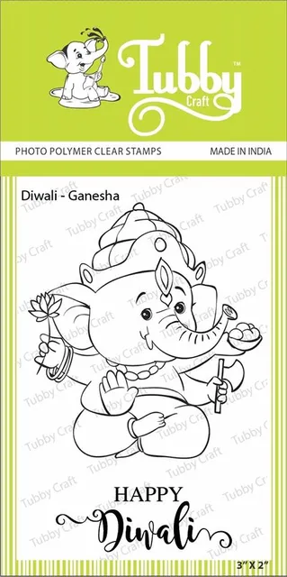 Tubby Clear Stamps -  Ganesha