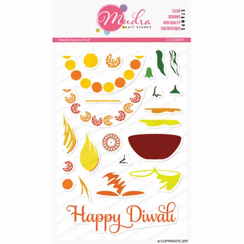 Mudra Craft Stamps - Diwali Decors