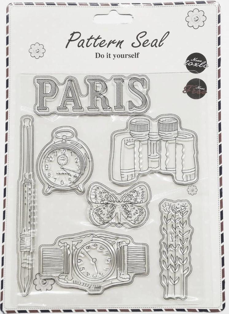 Clear Stamps Imported - Paris Time