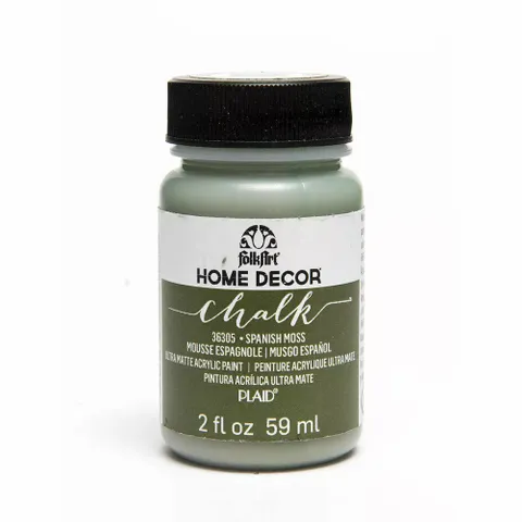 FolkArt Home Decor Chalk Paint - Spanish Moss 2 oz FolkArt Home Decor Chalk Paint - Spanish Moss 2 oz