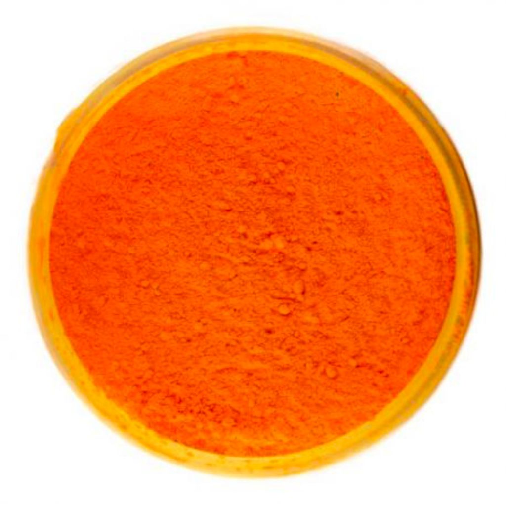 Fluorescent Color Powder - Bright Orange 15 Gms Jar
