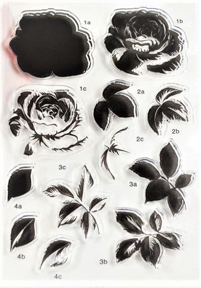Clear Stamps Imported - Layered Flower Design 3 10cm * 15cm