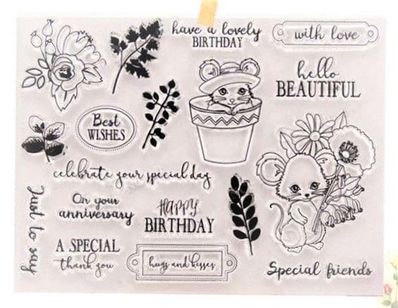 Clear Stamps Imported - Have A Lovely Birthday 11cm * 16cm