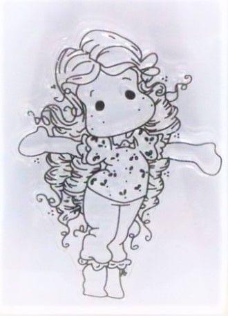Clear Stamps Imported - Lovely Girl Design 2 - 9cm*6cm