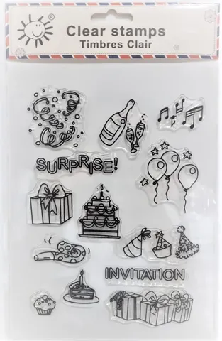 Clear Stamps Imported - Surprise - 6.5" * 8.0" Clear Stamps Imported - Surprise - 6.5" * 8.0"