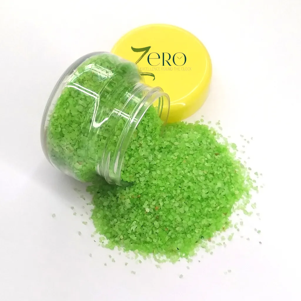 Brand Zero Crystal Stones - Micro - 50 Grams Jar - Shamrock Color