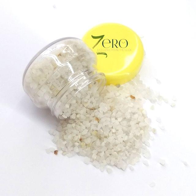 Brand Zero Crystal Stones - Medium - 50 Grams Jar - Alabaster Color