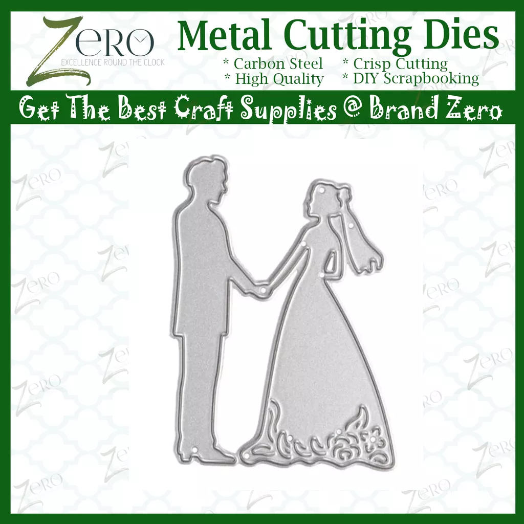 Brand Zero Die - Couple Metal Cutting Die 6.2 x 4.5 cm