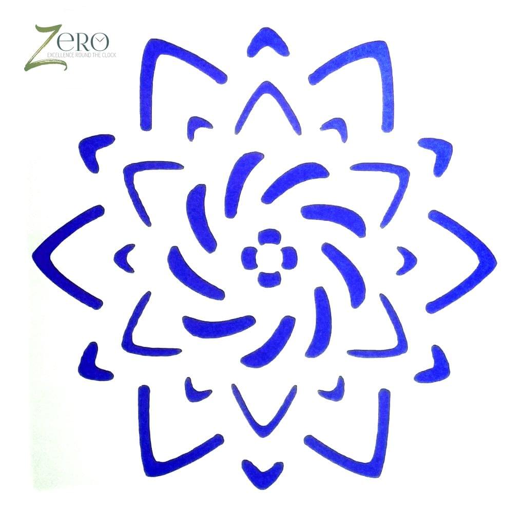 Imported Stencils- 5"*5"- Floral Graphic Mandala Design Background 9