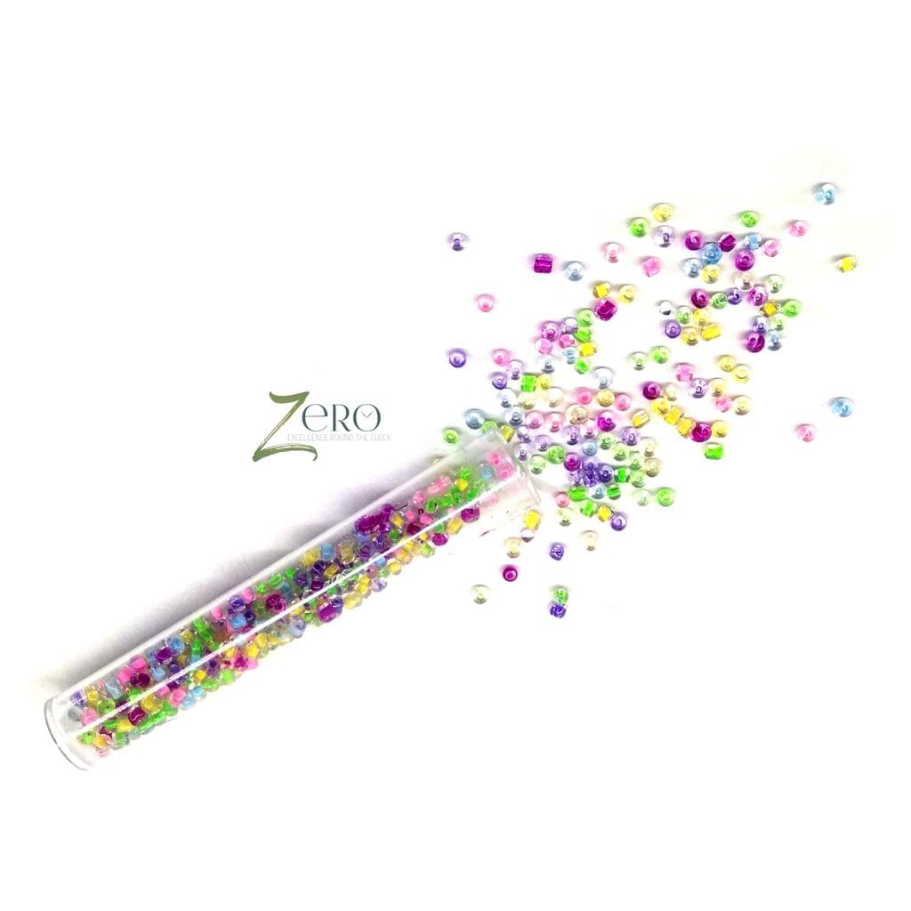 Brand Zero - Multicolor Glass Seed Beads - Single Tube