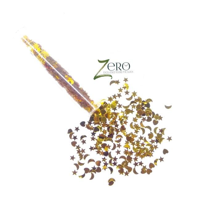 Brand Zero - Metallic Glitters -  Gold Color Single Tube
