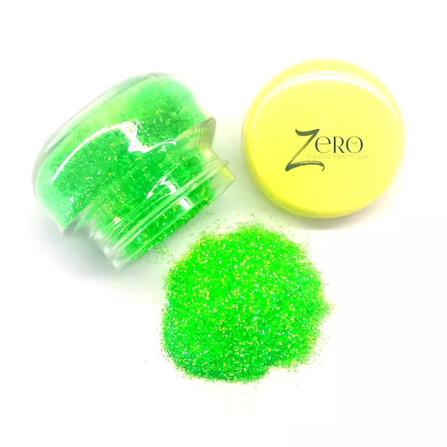 Brand Zero - Fluorescent Green Sparkling Dust - 15 Gms Jar