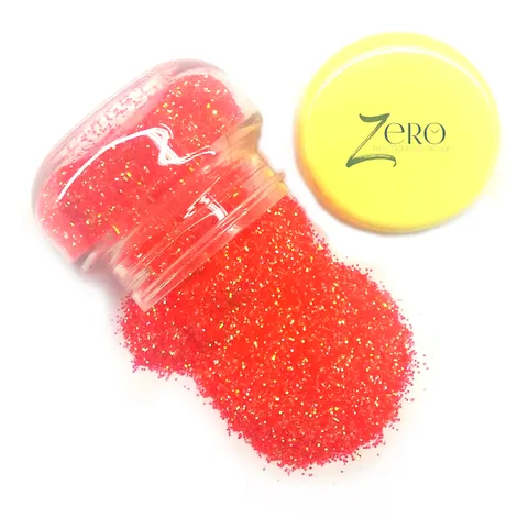 Brand Zero - Fluorescent Red Sparkling Dust - 15 Gms Jar