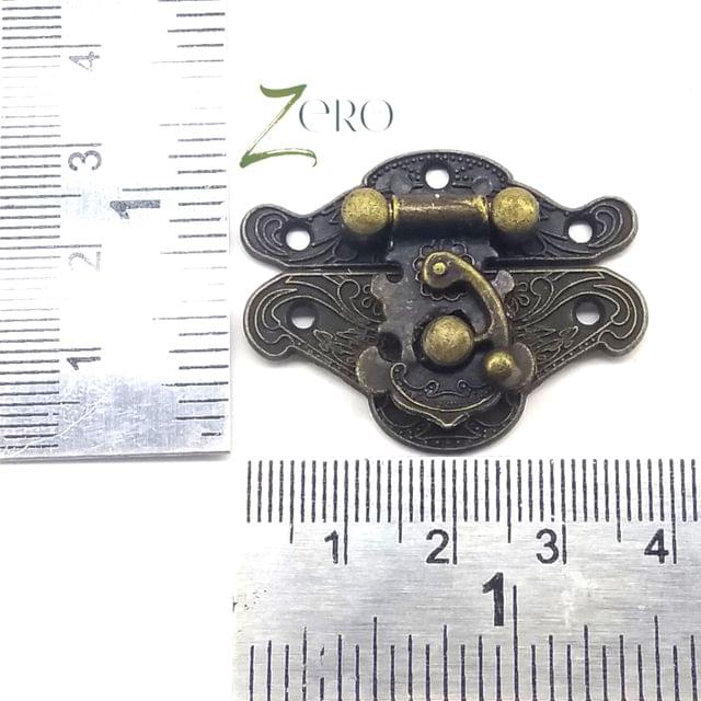 Brand Zero Vintage Metal Charms - Lock Design 1 - Pack of 1 Pcs - 36mm*30mm*6mm