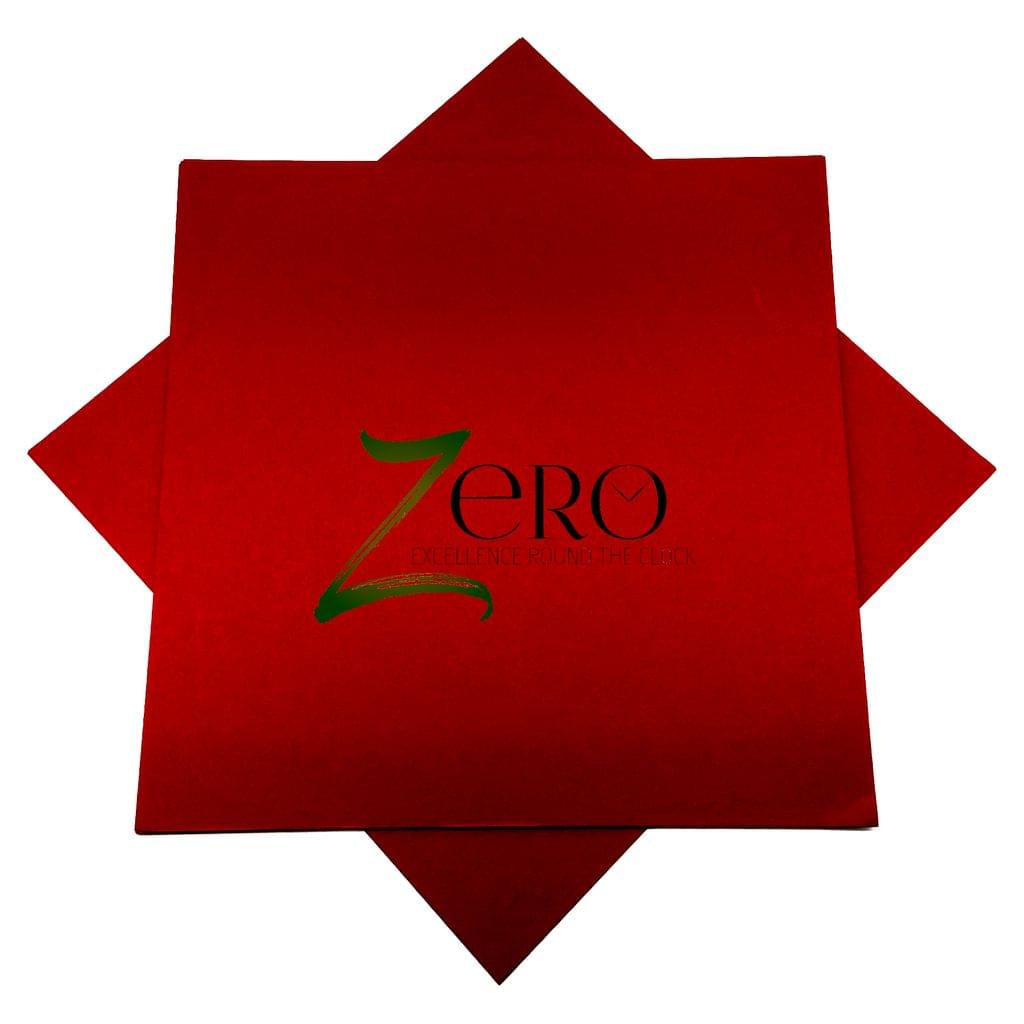 Brand Zero 250 Gsm Card Stock - 12 By 12 Inches Pack of 10 - Rose Red Colour