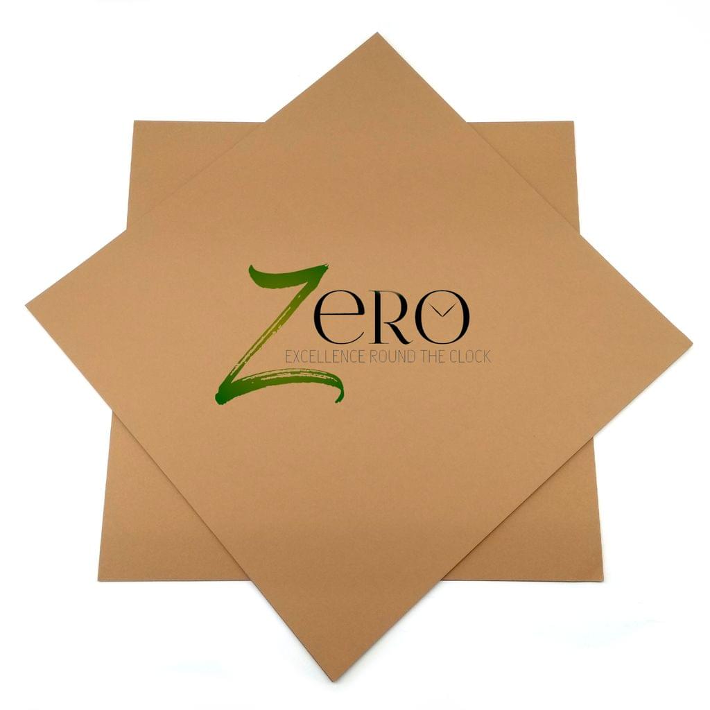 Brand Zero 250 Gsm Card Stock - 12 By 12 Inches Pack of 10 - Tortilla Brown Colour