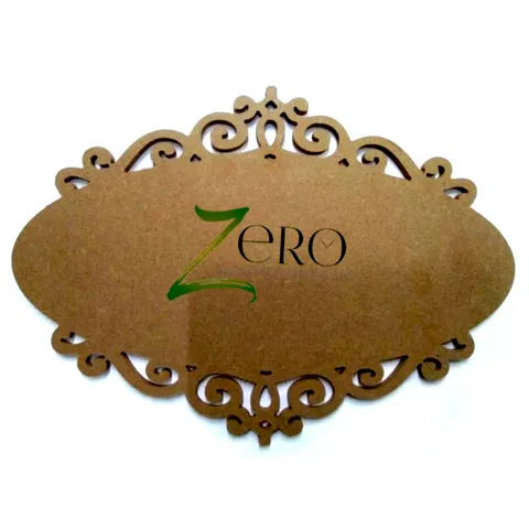 Brand Zero - Oval Designer Name Plate Design 1 - 8mm Thick Brand Zero - Oval Designer Name Plate Design 1 - 8mm Thick