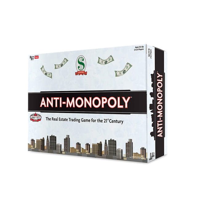 Funskool Games - Anti Monopoly, The Classic Real Estate Trading Game, Kids, Adults & Family, 2 - 6 Players, 8 & Above