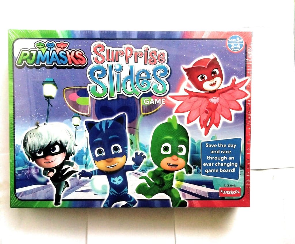 Funskool Games - Pj Masks Surprise Slides Game, Adventure Game, Kids & Family, 2 - 4 Players, 3 & Above