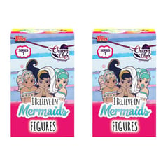 Topps I Believe in Mermaids Mystery Figures with Stickers and a Metal Charm (Pack of 2)