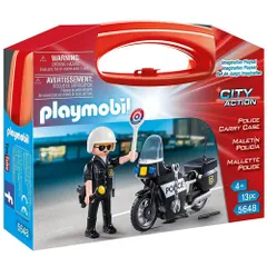 Playmobil Police Carry Case, Multi Color