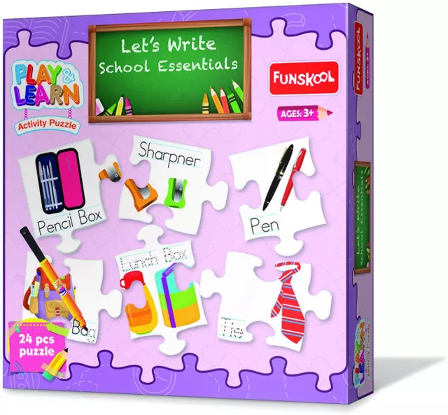 Play & Learn Let's Write School Essentials, Multi Color