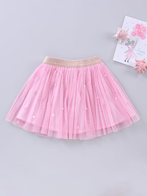 Pink Sequin Tutu Skirt