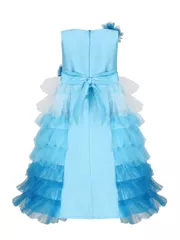 Blue Pinwheel Gown