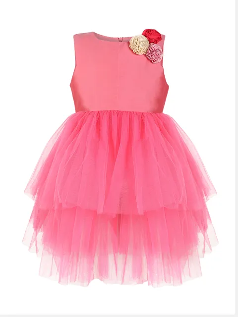 Pink Trio Rose Dress