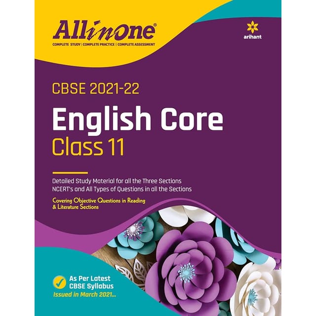 All in One - English Core - Class 11 - Arihant Publications [Session 2021-22 ]