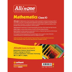 All In One - Mathematics - Class 10 - Arihant Publication [ Session 2021-22 ]