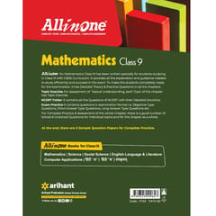 All In One - Mathematics - Class 9 - Arihant Publication [ Session 2021-22 ]