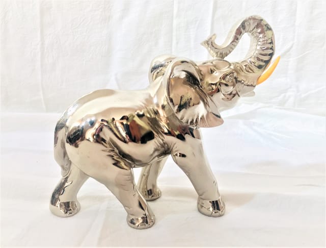 A Metallic Showpiece As A Lucky Charm At Your Home / Elephant Statue