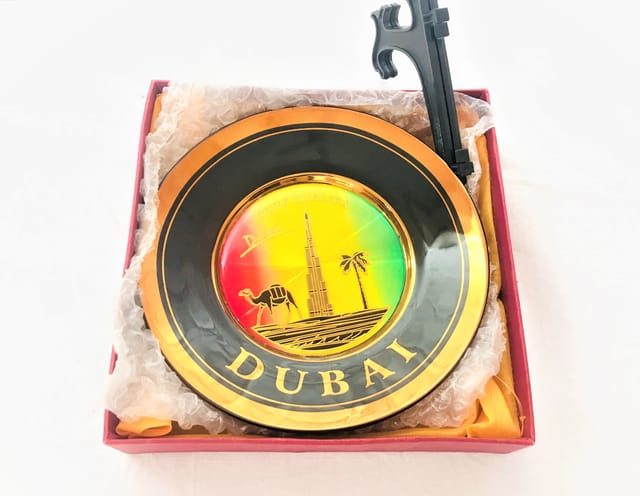 Decorative Dubai Plate For Mutlipurpose Use
