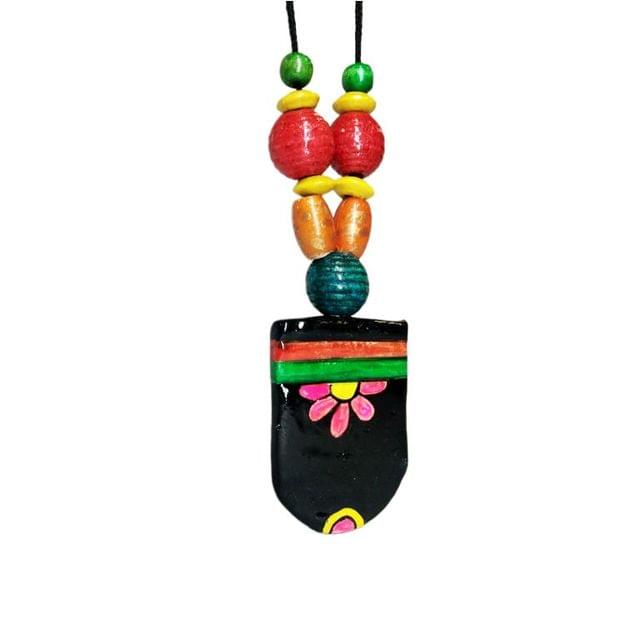 Clay Necklace Black