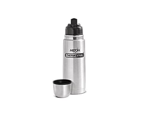 Milton Thermosteel Duo Deluxe, 1 L (EC-TMS-FIS-0019_STEELPLAINCO) – JOYONE