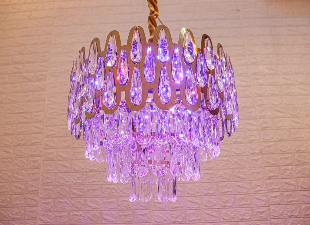 Swanart Modern Glamour 3Tier Crystal Pendant Light for Contemporary