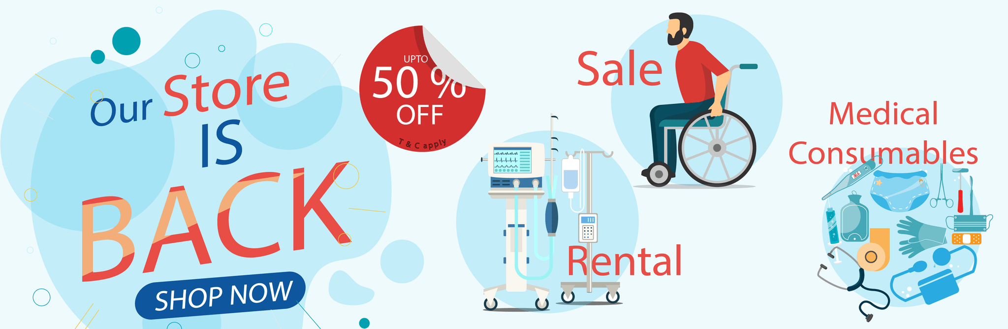 Home Health Care Product Offers on Rental & Sale