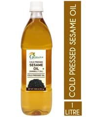 Cold Pressed Sesame Oil (Gingelly Oil)- 1 Litre (Virgin, Chekku / Ghani)