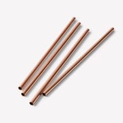 Copper Straws with Cleaner - 15 gms (Pack of 2)