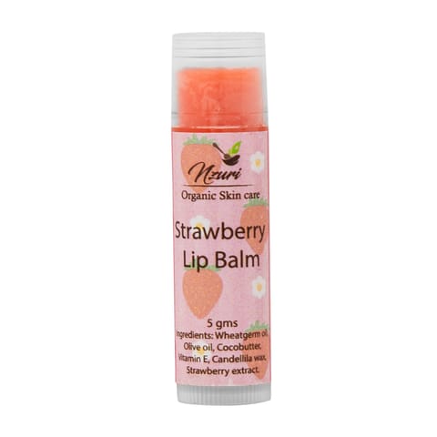 Tinted Strawberry Lip Balm Chapstick- 5 gms