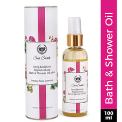 Smoky Rose Geranium Deep Moisture Replenishing Bath & Shower Oil - 100 ml