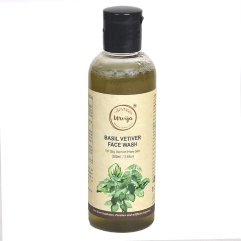 Basil Vetiver Face Wash with Neem - 100 ml